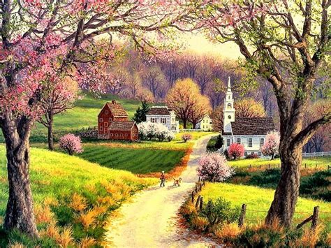 42 Spring Country Wallpaper Backgrounds On Wallpapersafari
