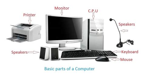 Parts Of The Computer Diagram Quizlet