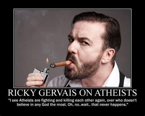 ricky gervais on atheists by fiskefyren on deviantart