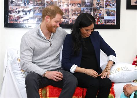 Pregnant Meghan Markle Gets Henna Tattoo For Good Luck