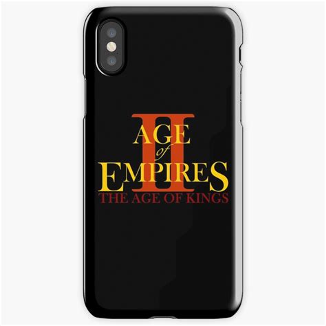 Age Of Empires 2 Logo Iphone Case And Cover By Snippypie Redbubble