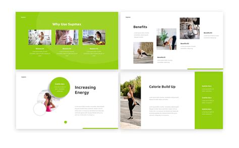 Supplements Powerpoint Template For 16