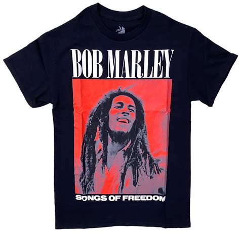 Bob Marley Mens Officially Licensed Graphic Print Retro Vintage Tee T