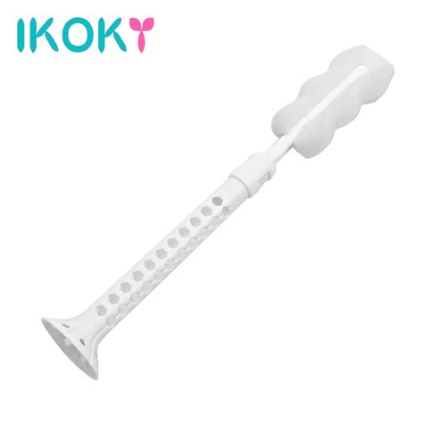 Ikoky Anus Vagina Cleaning Tools Male Masturbator Cleaning Kit Silica Gel Cleaner Adult Sex Toys