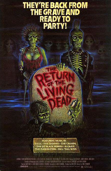 return to return of the living dead drinkin and drive in