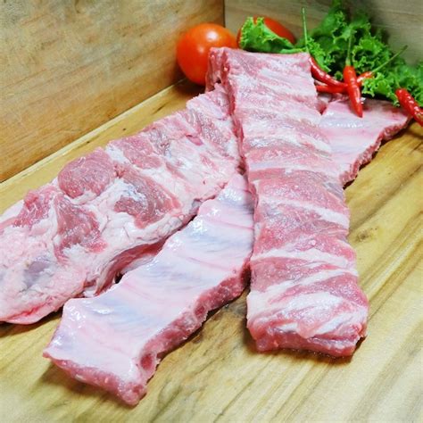 Cerdo Costilla Fresca De Cerdo Natural 500 Gr