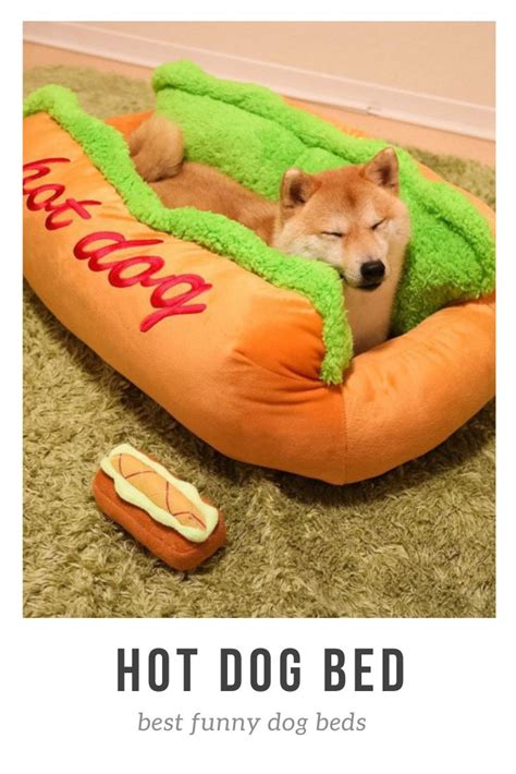 Hot Dog Dog Bed Funny Dog Beds Dog Pet Beds Funny Dog Beds Pet