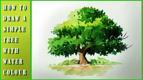 Watercolour Techniques Trees Watercolor Idea