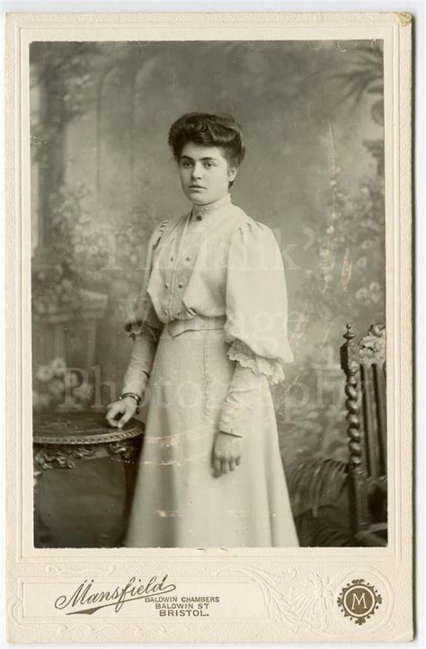 Cabinet Card Photo Beautiful Pretty Young Standing Victorian Etsy