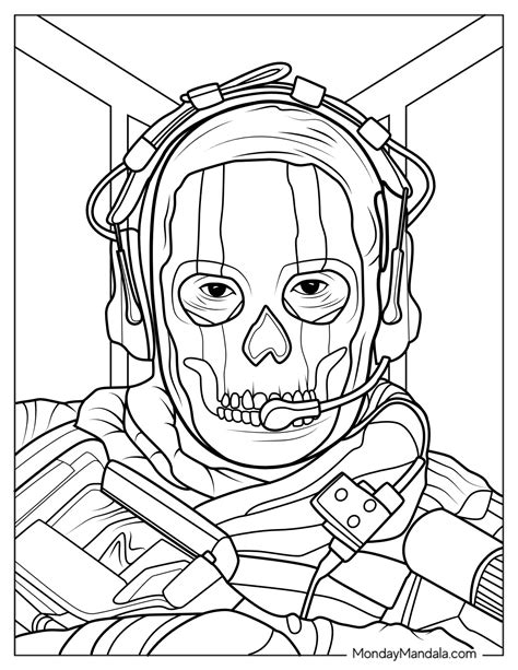 Call Of Duty Coloring Pages Free Pdf Printables