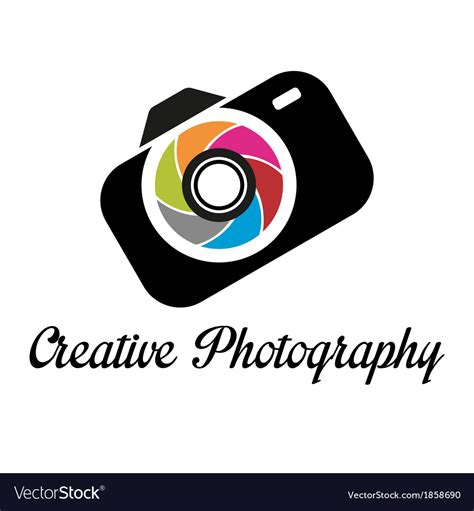 Photographer Studio Logo Template Royalty Free Vector Image