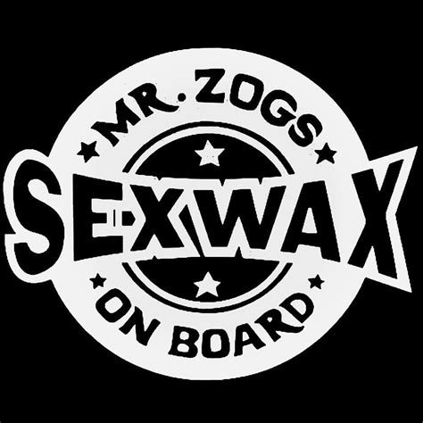 Mr Zogs Sex Wax Circle Surfing Decal Sticker