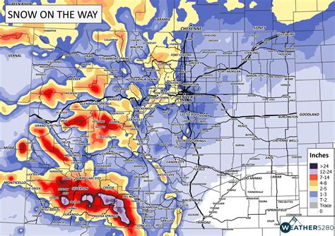 Denver Weather Next Round Of Heavier Snow To Hit Later Today