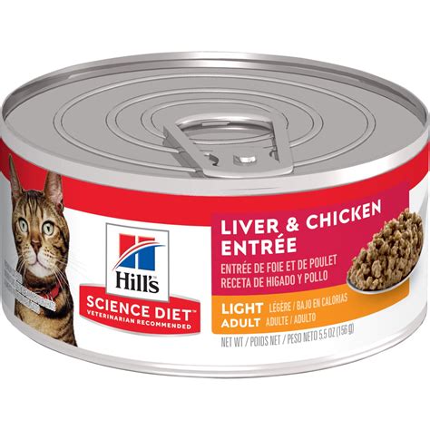 Science Diet Adult Light Liver And Chicken 55oz