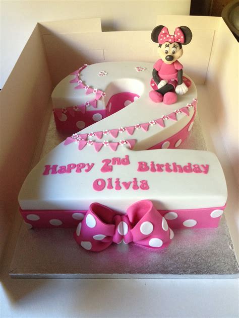 Minnie Mouse 2nd Birthday Cake Ideas Cindy Bou Bruidstaart