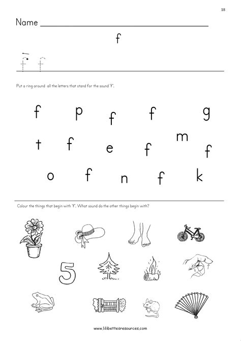 Initial Sounds Worksheets Sound It Out Phonics