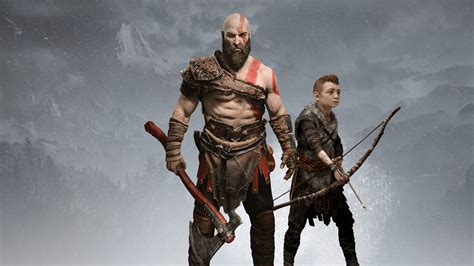 Kratos And Atreus 4k Wallpaperhd Games Wallpapers4k Wallpapersimages