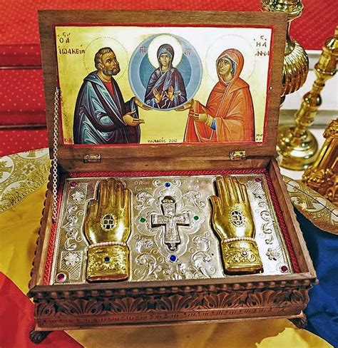 The Holy Relics Of Saints Joachim And Anna The Catalog Of Good Deeds