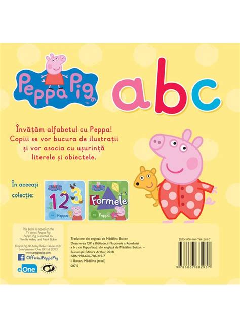 Peppa Pig Abc Cu Peppa Hardcover Editura Vlad Si Cartea Cu Genius