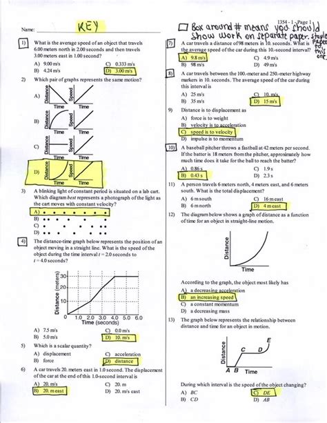 Part ii answers to the first 2 problems 1 a helicopter left the landing pad at the top of a skyscraper and then quickly flew downwards towards. Motion Graphs Physics Worksheet Answers Pdf - best worksheet