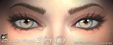 Kijiko 3d Lashes Hq Compatible Version I Made My 3d Sims 4 Cas