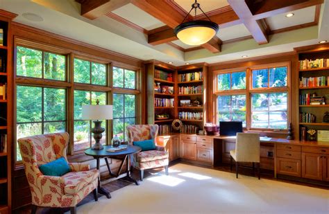 Wooded Highlands Traditional Home Office Seattle By Aome