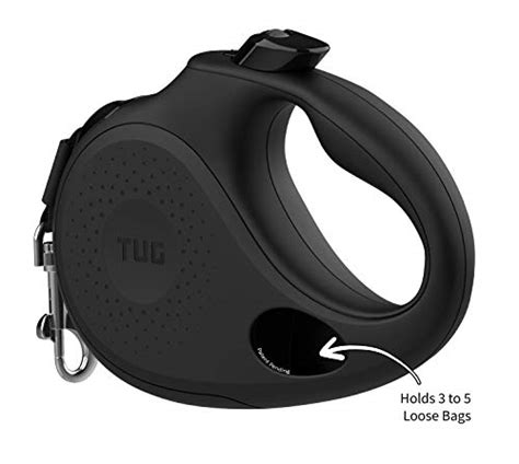 Tug Oval 360° Tangle Free Retractable Dog Leash With Integrated Waste