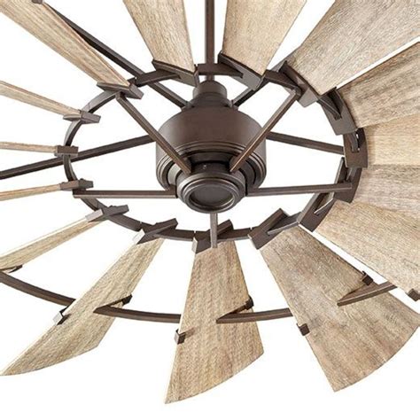 Rustic Industrial Ceiling Fans Hunter Mill Valley 52 In Led Indoor
