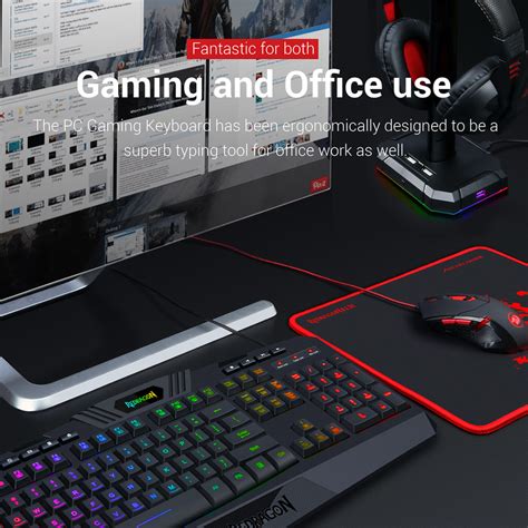 Redragon S101 3 Wired Gaming Rgb Keyboard And M601 Mouse Combo Compro