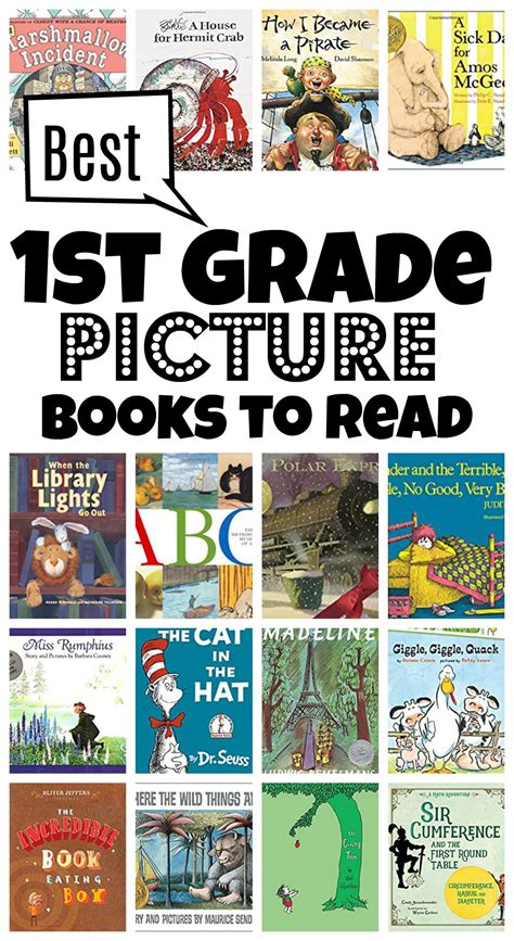 📚 First Grade Read Alouds Picture Books With Free Printable 1st Grade List