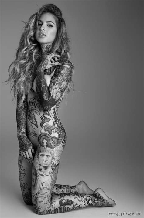 Most Heavily Tattooed Women Telegraph