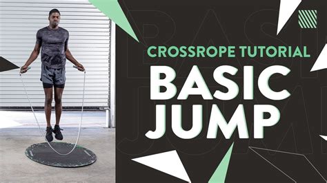 Jump Rope Tutorial Basic Jump From Crossrope Youtube