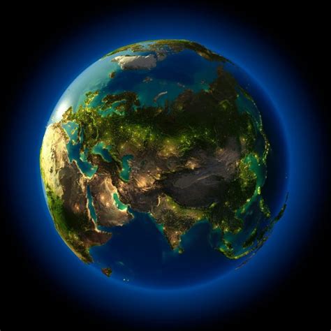 O Planeta Terra Visto Do Espaço Em Imagens 3d É Incrível