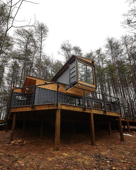 Amish country cabins with jacuzzi and in cabin massages! Hocking Hills shipping container cabin is Ohio's coolest ...