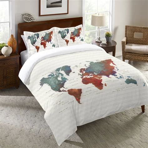 Colorful World Duvet Cover Laural Home