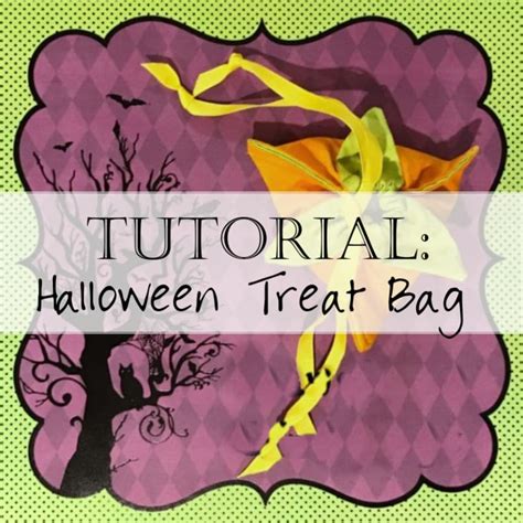 Tutorial Halloween Treat Bags Faith And Fabric