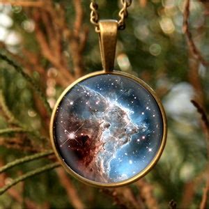 Galaxy Pendant Galaxy Jewelry Nebula Pendant Stars Pendant Etsy