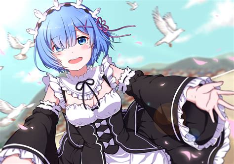 Re or re may refer to: Rem Re Zero wallpaper ·① Download free cool HD backgrounds for desktop and mobile devices in any ...