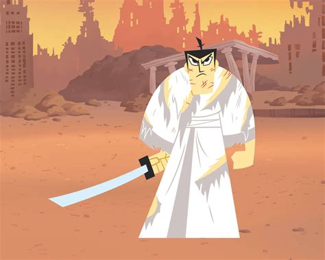 10 Of The Most Badass Animated Characters Around Samurai Jack Afro Samurai Samurai Warrior