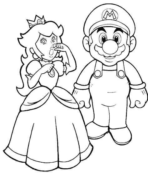 Desenhos De Super Mario Para Colorir Mario E Luigi