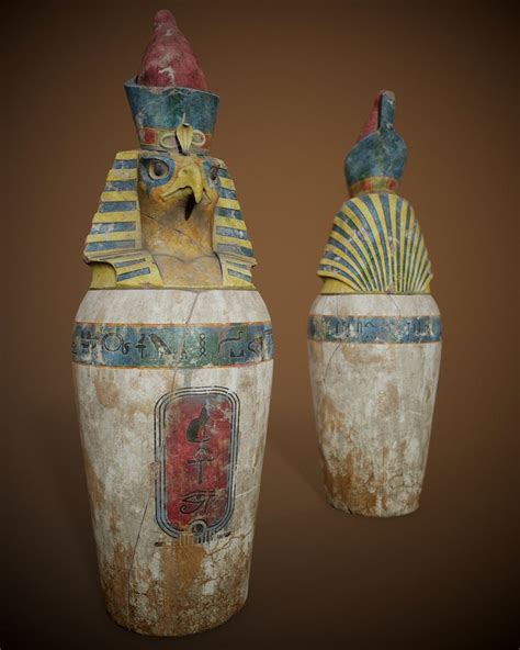 egyptian canopic jar pogar marius in 2022 canopic jars egyptian goddess art ancient