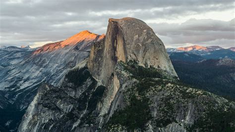 Half Dome Mountain Yosemite National Park California 8k 22880