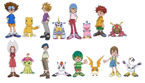 Digimon Adventure Character Artwork And Profiles Rdigimon