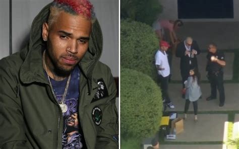 Chris Brown Arrested Facing Felony Assault With A Deadly Weapon Charge After Lapd Standoff