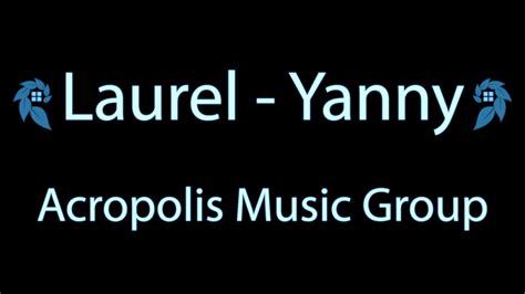 Yanny Vs Laurel Official Audio Beat Youtube