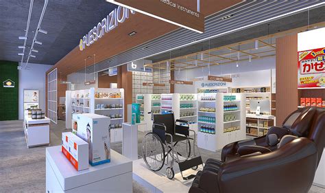 药店设计中药店设计西药店设计空间展示设计 熙彩设计 临摹作品 站酷 Zcool