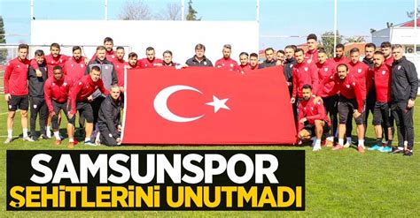 Samsunspor'la ilgili son dakika transfer haberlerini, son daki̇ka gelişmelerini, samsunspor'un fikstürü ve puan durumunu öğrenmek için fotomaç samsunspor sayfasını ziyaret edin. Samsunspor şehitlerini unutmadı