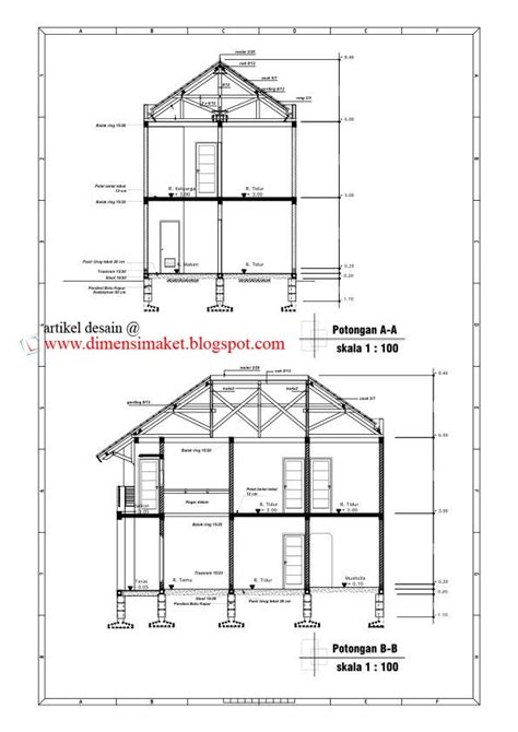 Ideas Gambar Kerja Konstruksi Baja Minimalist Home Designs Desain