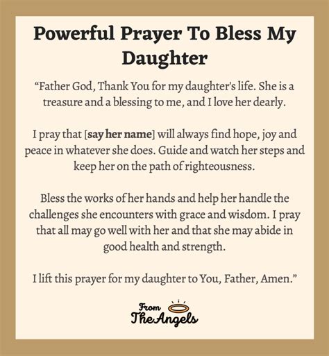 10 Prayers For My Daughter Protection Strength And Health