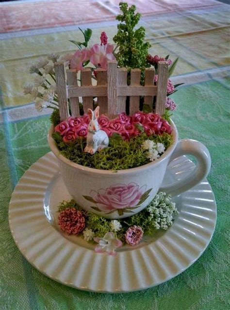 25 Teacup Mini Garden Ideas For Home Diy Fairy Garden Designs Fairy